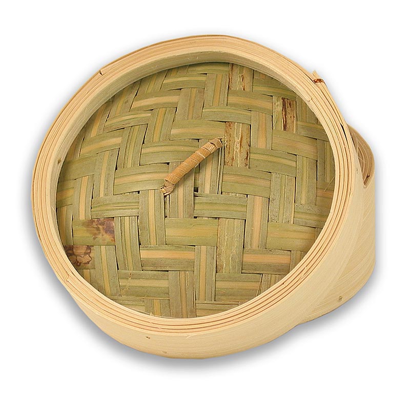 Pokrov za soparnik iz bambusa, Ø 13 cm zunaj, Ø 11 cm znotraj, 5 palcev - 1 kos - Ohlapna