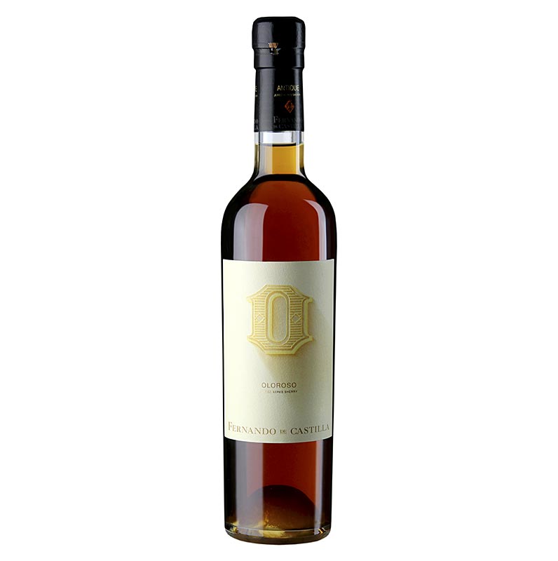 Sherry Antique Oloroso, wytrawne, 20% obj., Rey Fernando de Castilla, 95 PP - 500ml - Butelka Sherry Antique Oloroso, wytrawne, 20% obj., Rey Fernando de Castilla, 95 PP - 500ml - Butelka