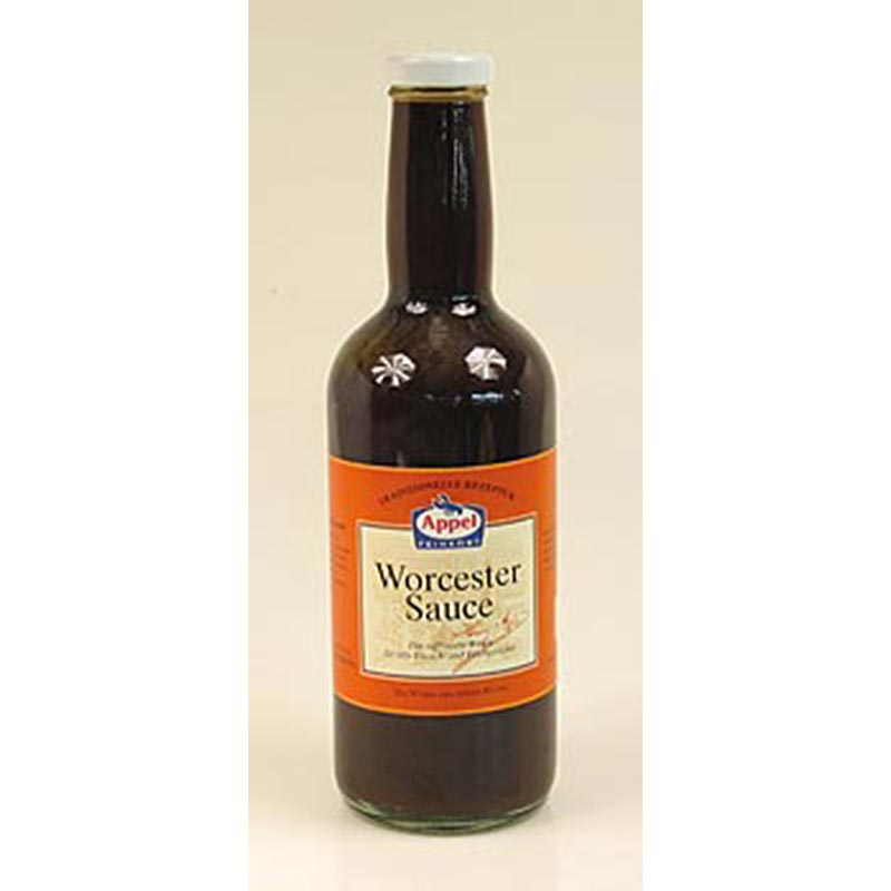 Worcestershiresaus, appel - 1 liter - Fles