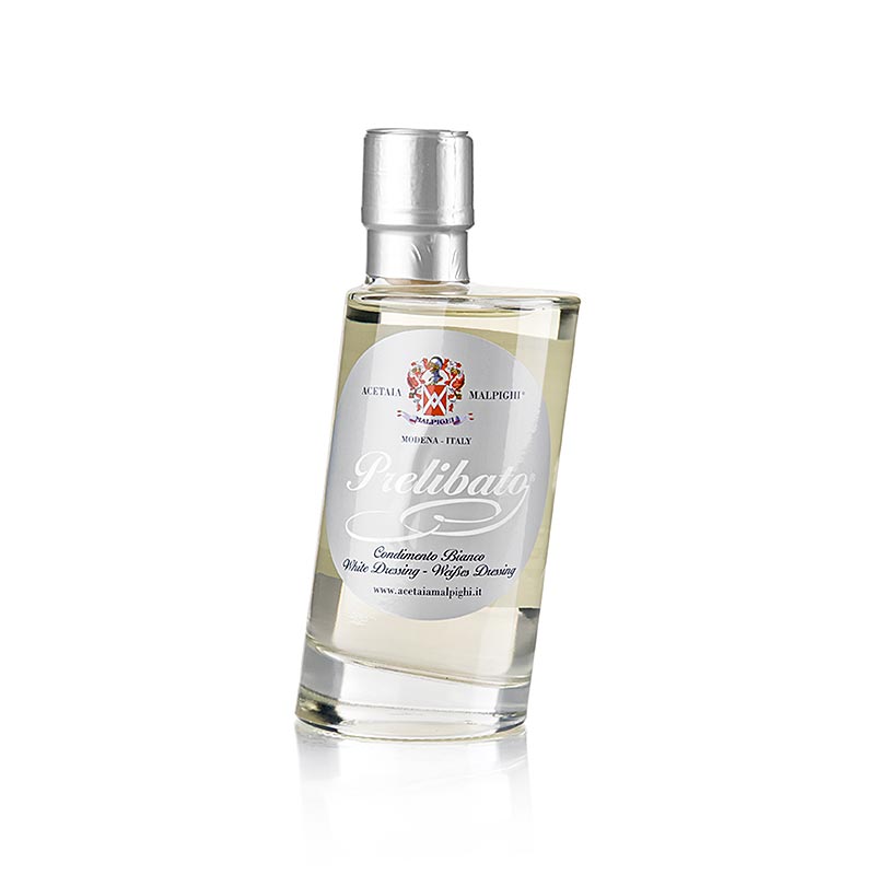 Prelibato, Balsamico Bianco Condimento, 5 lat, beczka z drewna jesionowego, Malpighi - 200ml - Butelka Prelibato, Balsamico Bianco Condimento, 5 lat, beczka z drewna jesionowego, Malpighi - 200ml - Butelka