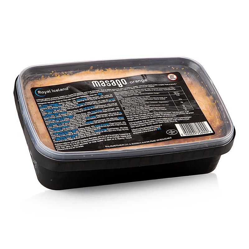 Masago ribja ikra, oranzna, podobna tobiku - 500 g - Odmerek PE