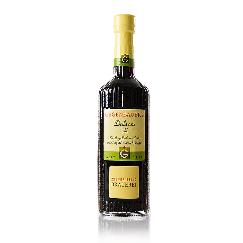 Gegenbauer Ocet balsamiczny Balsam S, ocet z sadzonek, 7 lat, 6% kwas - 250ml - Butelka Gegenbauer Ocet balsamiczny Balsam S, ocet z sadzonek, 7 lat, 6% kwas - 250ml - Butelka