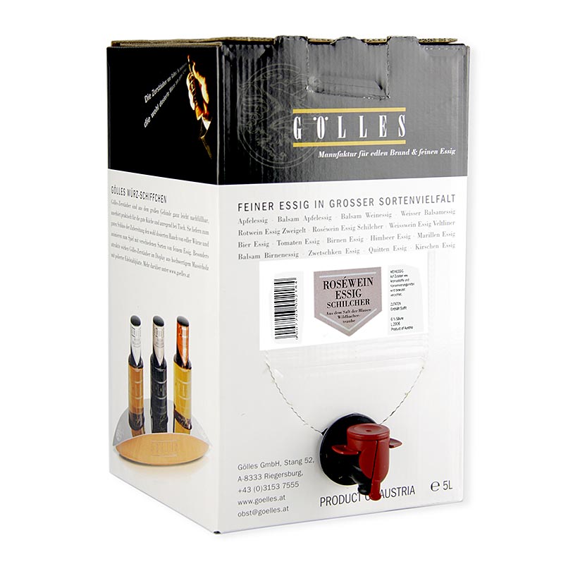 Vinski kis Golles Schilcher Rose, 6 % kislost - 5 litrov - Vreca v skatli