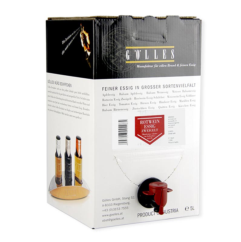 Crno vinsko sirce Golles Zweigelt, 6% kiseline - 5 litara - Torba u kutiji Crno vinsko sirce Golles Zweigelt, 6% kiseline - 5 litara - Torba u kutiji