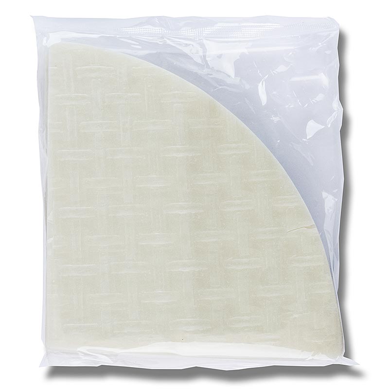 Rijstpapier, driehoekig, zijdelingse lengte 15 cm - 500 g, 57 vellen - tas