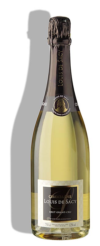 Champagne Louis de Sacy, Grand Cru Blanc, brut, 12% obj. - 750 ml - Lahev