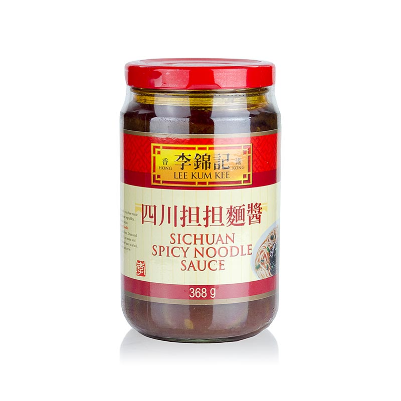 Sichuan noedelsaus, pikant, Lee Kum Kee - 368g - Glas