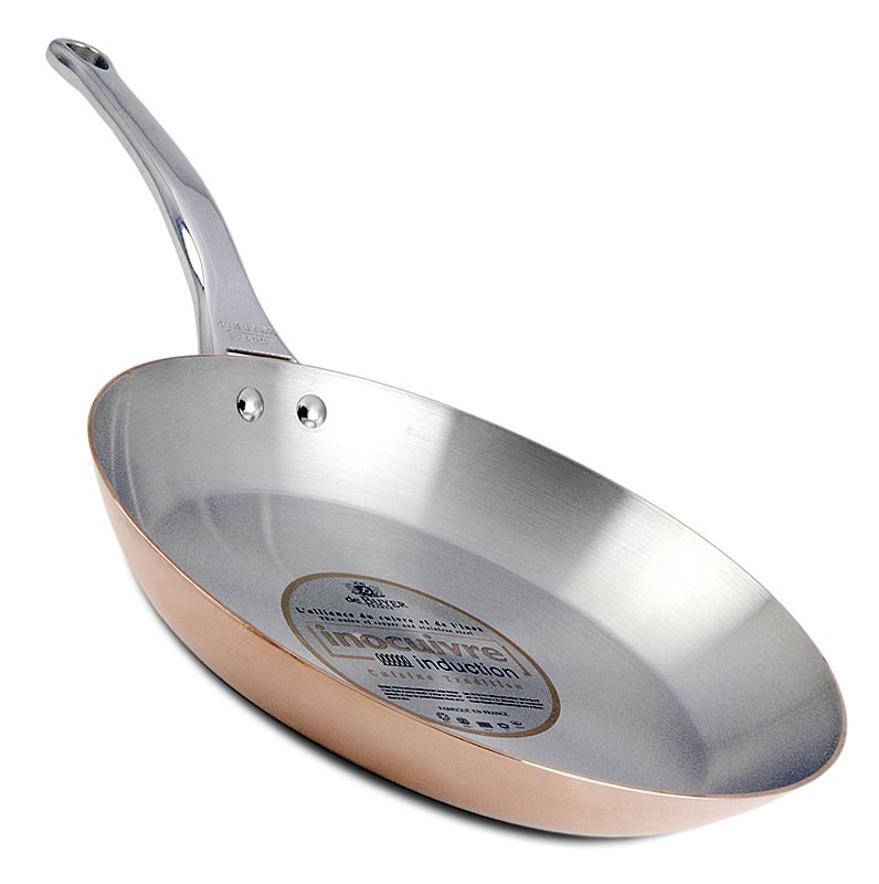 deBUYER Prima Matera indukciona tava, okrugla, bakar-nerdajuci celik, Ø 28cm - 1 komad - Karton deBUYER Prima Matera indukciona tava, okrugla, bakar-nerdajuci celik, Ø 28cm - 1 komad - Karton