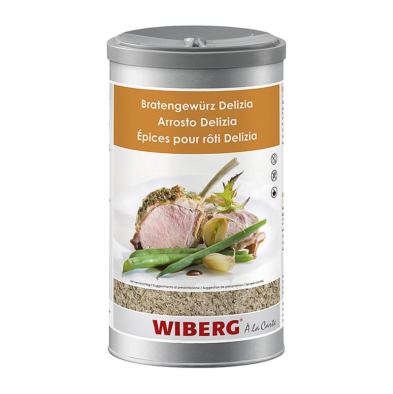 Wiberg friptura condiment Delizia, condiment sare - 950 g - Sigur pentru arome Wiberg friptura condiment Delizia, condiment sare - 950 g - Sigur pentru arome