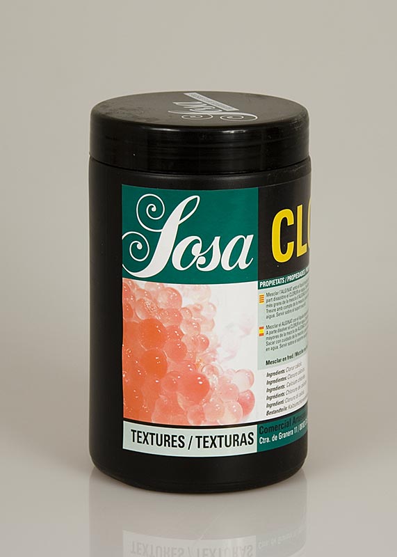 Clour chlorek wapnia, substancja teksturujaca, Sosa, E509 - 750g - Pe moze