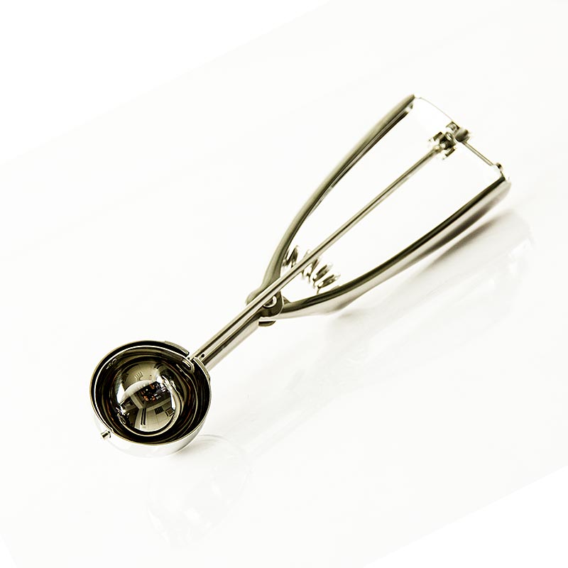 Naberacka na zmrzlinu 1/10 litra, Ø 66 mm, dlzka 23,5 cm, nehrdzavejuca ocel - 1 kus - Karton Naberacka na zmrzlinu 1/10 litra, Ø 66 mm, dlzka 23,5 cm, nehrdzavejuca ocel - 1 kus - Karton