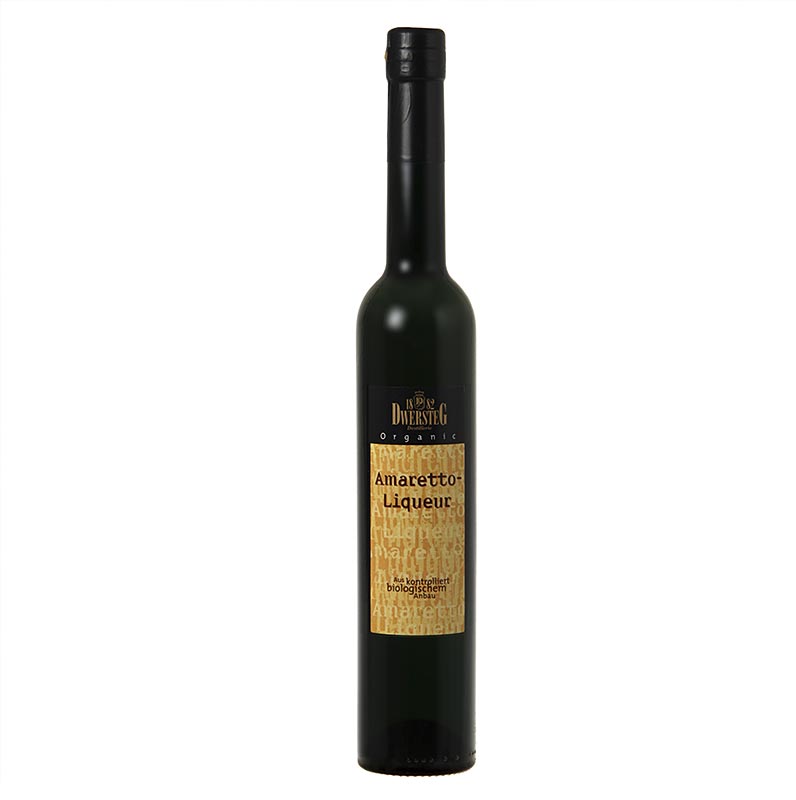 Dwersteg Organic Amaretto Liqueur, 20% vol., ORGANIC - 500ml - Bottle