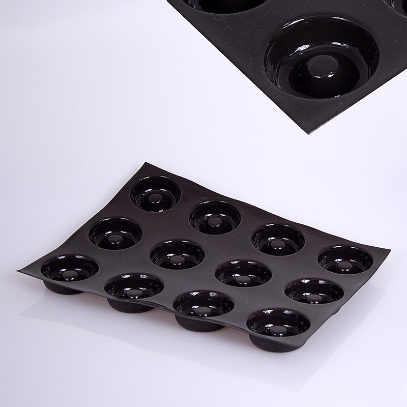 Podlozka Flexipan 40x30cm, 12 savarinov, Ø 70mm, hlbka 23mm, 65ml, c.2476 - 1 kus - Volny