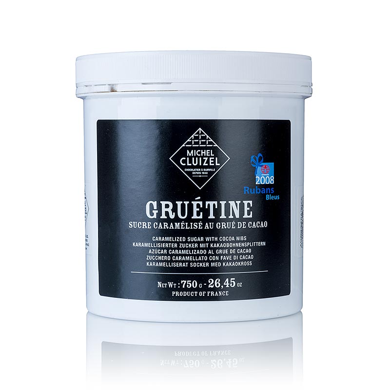 Gruetine - Grue de cacao caramelizat (pesmet de cacao), Michel Cluizel - 750 g - Pe galeata