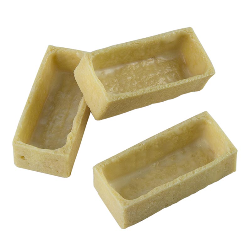 Desert - tartelete od vanilije, premazane, pravokutne, 24x53x16 mm v - 1,92 kg, 192 komada - Karton