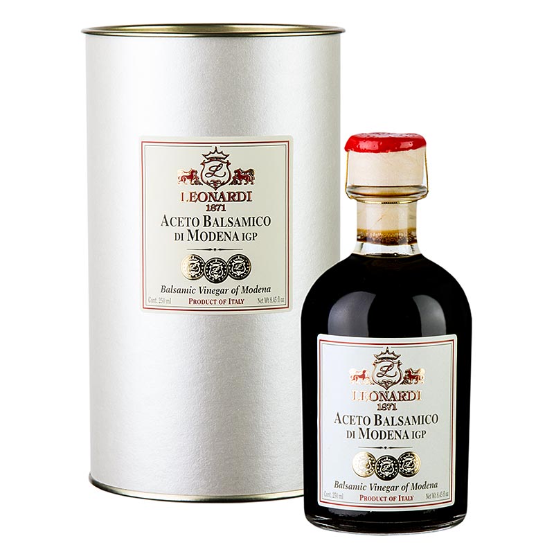 Leonardi - Aceto Balsamico di Modena IGP Travasi, 6 lat (G105) - 250ml - Butelka Leonardi - Aceto Balsamico di Modena IGP Travasi, 6 lat (G105) - 250ml - Butelka