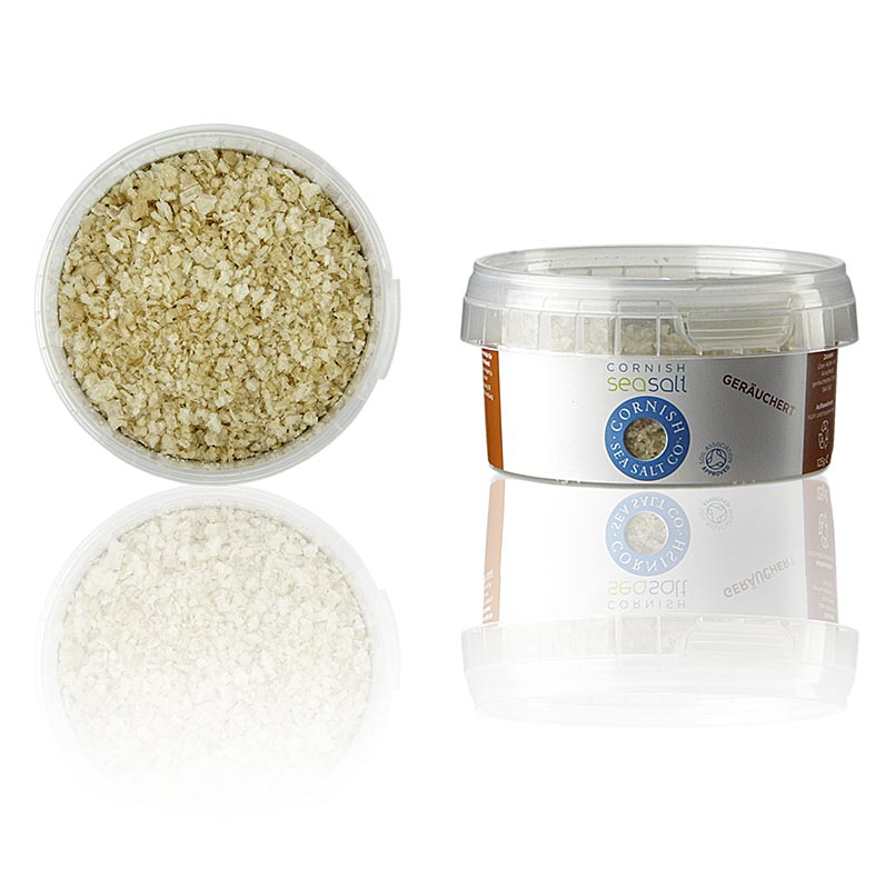 Cornish morska sol, dimljene pahuljice morske soli iz Cornwalla / Engleska - 125g - Solja Cornish morska sol, dimljene pahuljice morske soli iz Cornwalla / Engleska - 125g - Solja