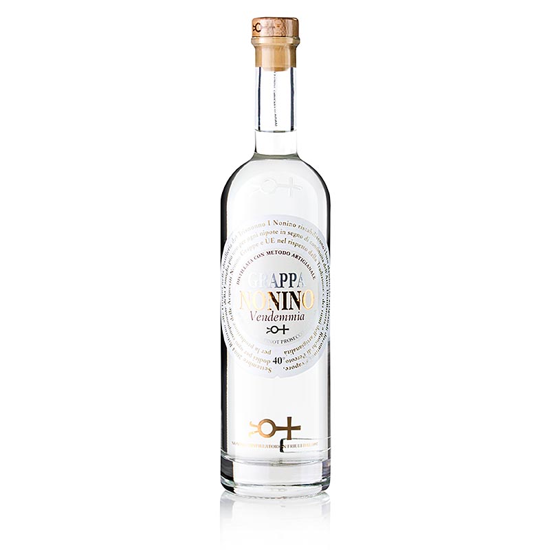 Grappa Vendemmia, tradicna grappa, 40 % obj., Nonino - 700 ml - Flasa Grappa Vendemmia, tradicna grappa, 40 % obj., Nonino - 700 ml - Flasa