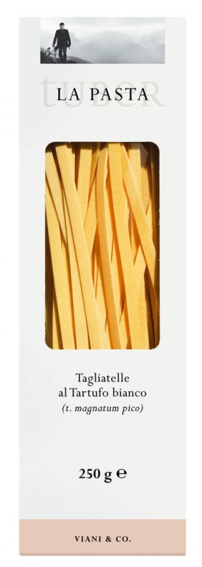 Tagliatelle al tartufo bianco, makaron jajeczny z biala trufla Magnatum Pico - 250 gr - Pakiet