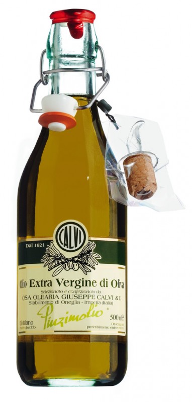 Pinzimolio ekstra devisko oljcno olje, Pinzimolio ekstra devisko oljcno olje, Calvi - 500 ml - Steklenicka