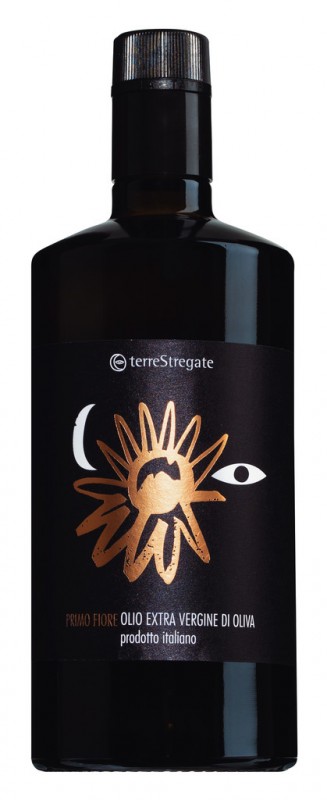 Olio z pierwszego tloczenia Primo Fiore, oliwa z oliwek z pierwszego tloczenia Primo Fiore, Terre Stregate - 750ml - Butelka