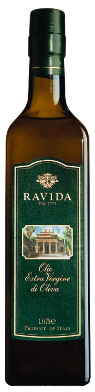Olio extra virgin Ravida Premium, extra panensky olivovy olej Ravida, Ravida - 750 ml - Lahev