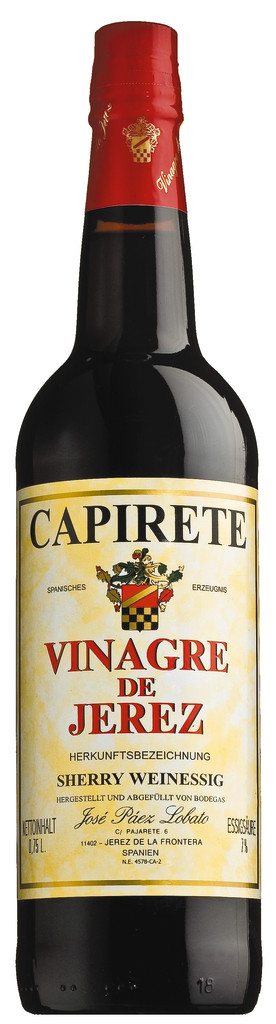Capirete - Vinagre de Jerez, Sherry - Vinegar, Barrel Grips, Lobato - 750 ml - Sticla