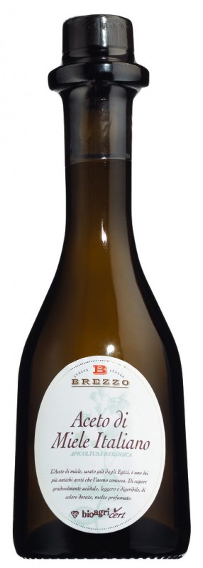 Aceto di Miele italiano biologico, bio mez ecet 5% savval, Apicoltura Brezzo - 250 ml - Uveg Aceto di Miele italiano biologico, bio mez ecet 5% savval, Apicoltura Brezzo - 250 ml - Uveg