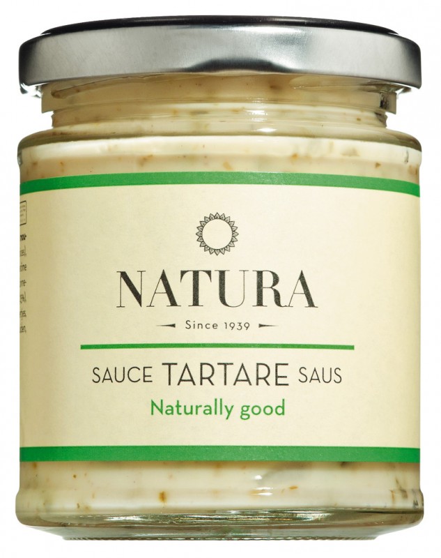 Tartar sosu, tartar sosu, Natura - 160g - Bardak