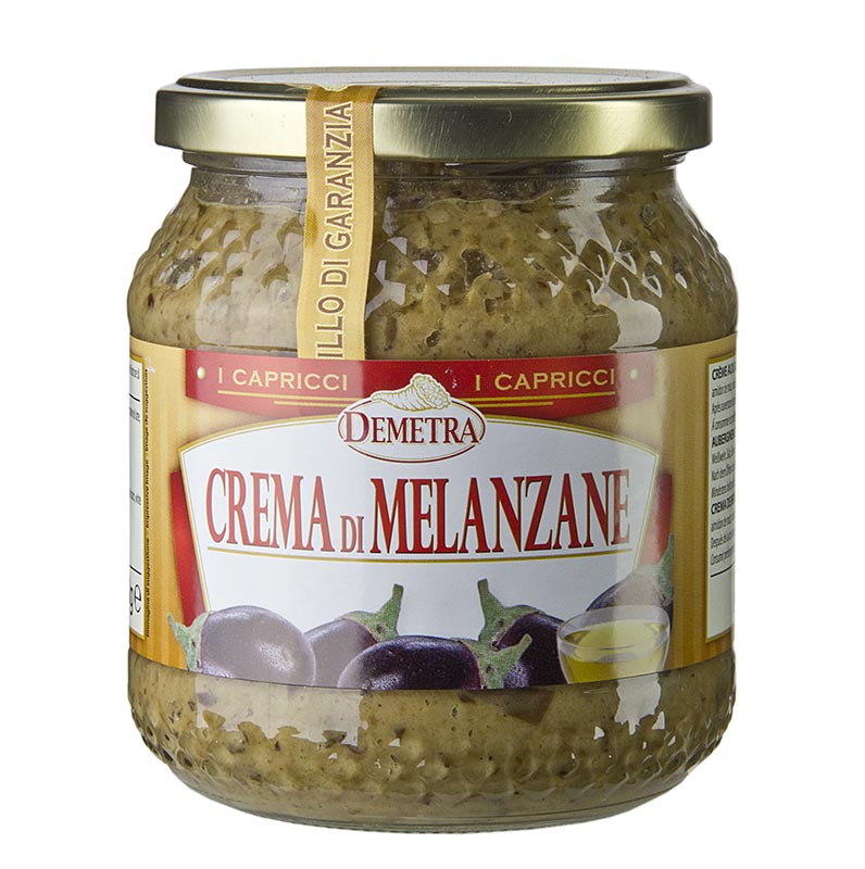 Eggplant cream - Capriccio Melanzane, Demetra - 550g - Glass