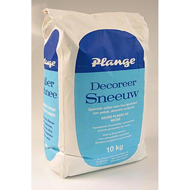 Neige sucrée, mélange d`amidon de dextrose et de blé, Plange - 10 kg - sac