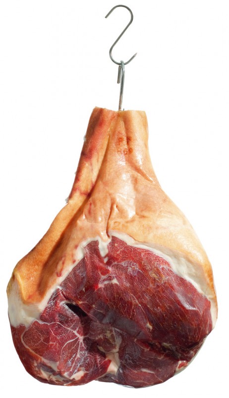 Prosciutto crudo stagionato, affettato, sunca uscata la aer in felii, 14 luni, Levi Gregoris - aproximativ 8 kg - Bucata Prosciutto crudo stagionato, affettato, sunca uscata la aer in felii, 14 luni, Levi Gregoris - aproximativ 8 kg - Bucata