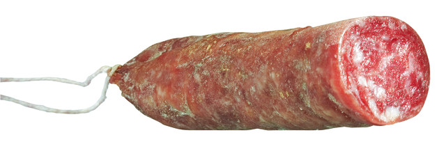 Salame Spigarolino di Culatello, salama Culatello, Antica Corte Pallavicina - cca 400 g - Kos Salame Spigarolino di Culatello, salama Culatello, Antica Corte Pallavicina - cca 400 g - Kos