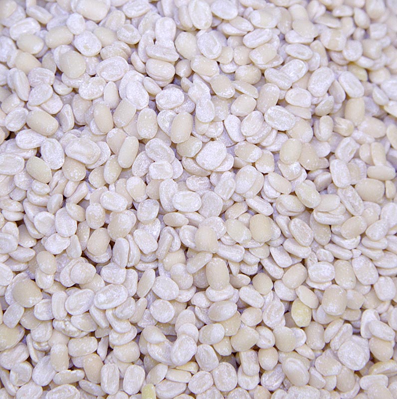 Lentils, white, Urid-Dal / Urid beans, peeled, halved - 1 kg - bag