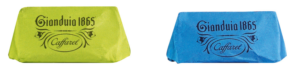 Gianduiotti classici colorati, sfusi, Liskovy orech - Nugat - Pralinky, barevne balene, sypane, Caffarel - 1000 g - Taska