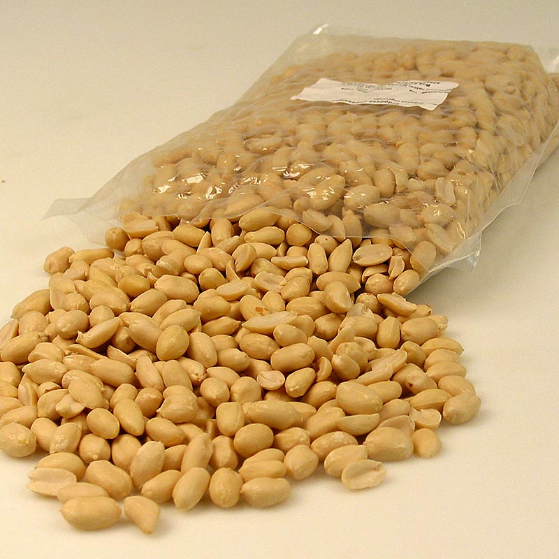 Unpeeled peanuts, unsalted, not roasted - 1 kg - bag
