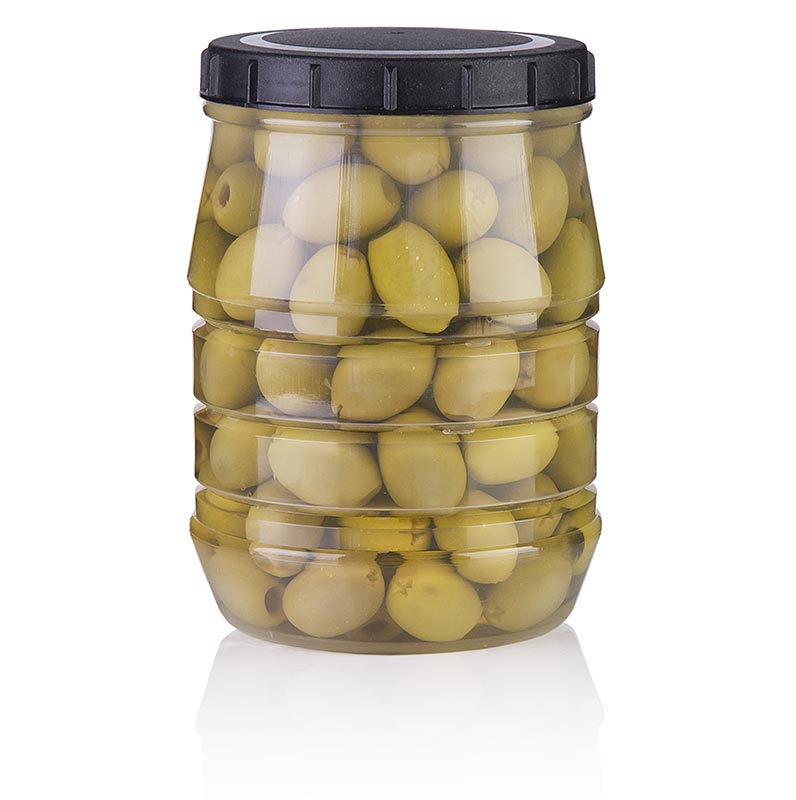 Yesil zeytin, cekirdegi cikarilmis, salamurada, Linos - 1,5 kg - Bardak