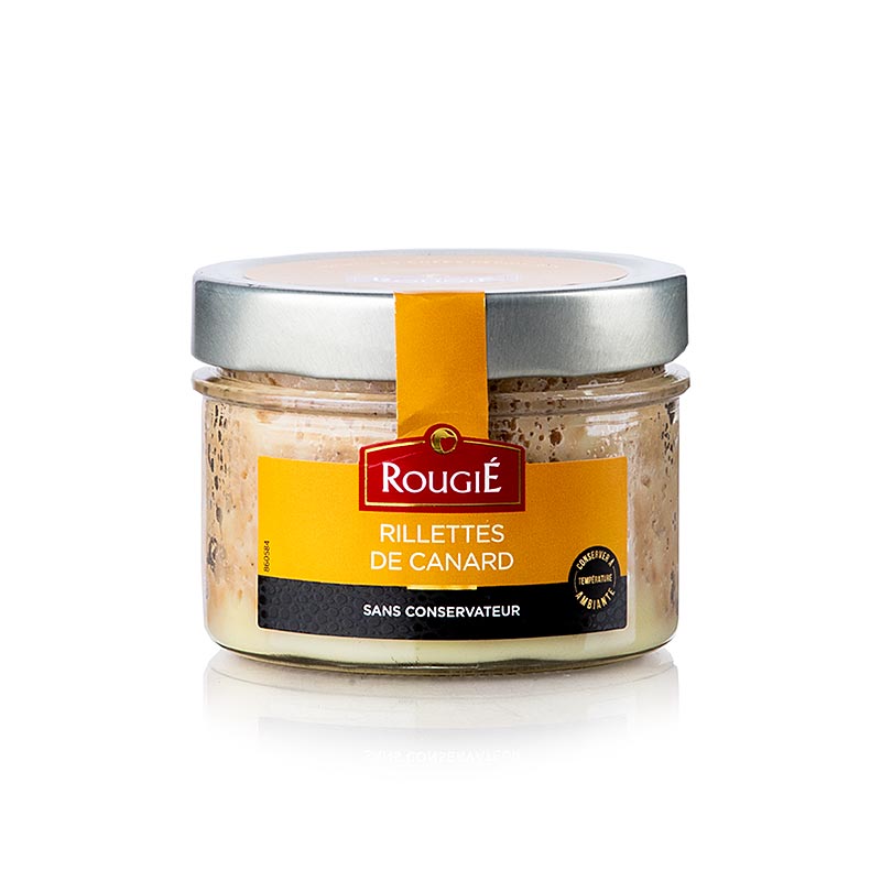 Rillette z kaczki - pasztet z kaczego miesa, rougie - 180g - Szklo