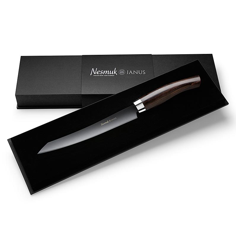 Krajac Nesmuk Janus 5.0, 160 mm, objimka z nehrdzavejucej ocele, rukovat grenadilla - 1 kus - box Krajac Nesmuk Janus 5.0, 160 mm, objimka z nehrdzavejucej ocele, rukovat grenadilla - 1 kus - box