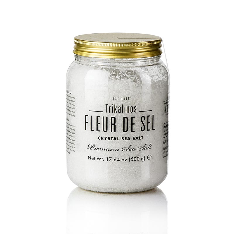 Fleur de Sel, Trikalinos, Grecja - 500g - Szklo