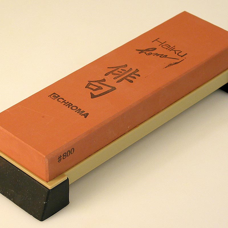 Haiku Home HH-07 / H-11 Whetstone with Holder, 800 grit - 1 St - Box Haiku Home HH-07 / H-11 Whetstone with Holder, 800 grit - 1 St - Box