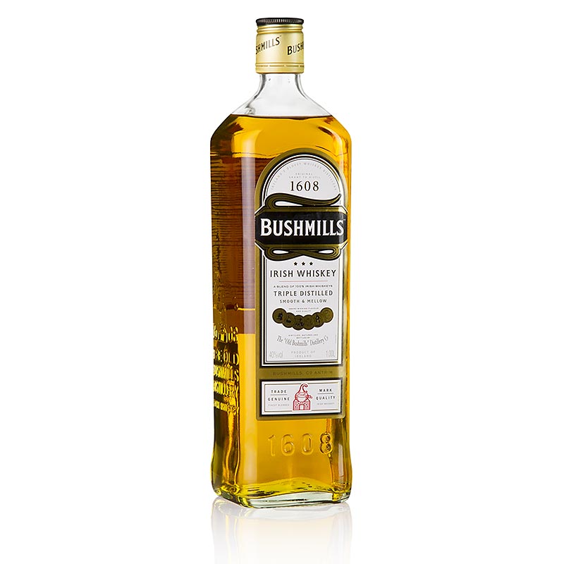 Bushmills White Original Whisky, 40% vol., Irska - 1 l - Boca