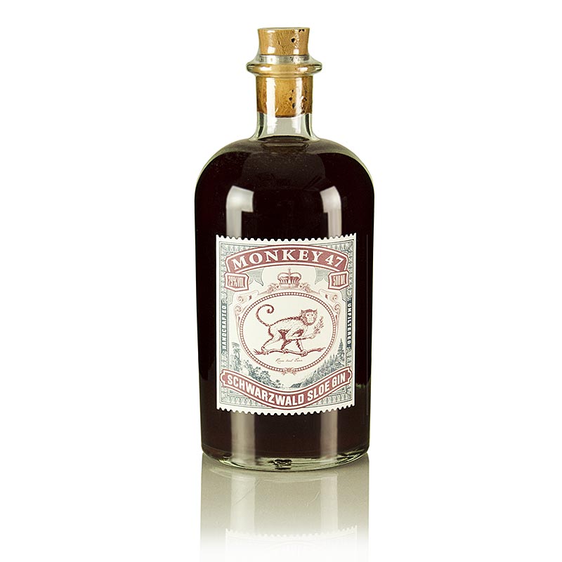 Monkey 47 Sloe Gin Liqueur (trnka), 29 % obj., Cerny les, Nemecko - 500 ml - Lahev Monkey 47 Sloe Gin Liqueur (trnka), 29 % obj., Cerny les, Nemecko - 500 ml - Lahev