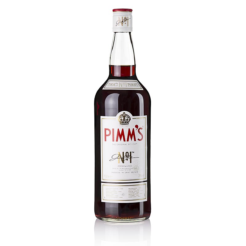 Pimm`s No.1, likier ginowy, Wielka Brytania, 25% obj. - 1 l - Butelka