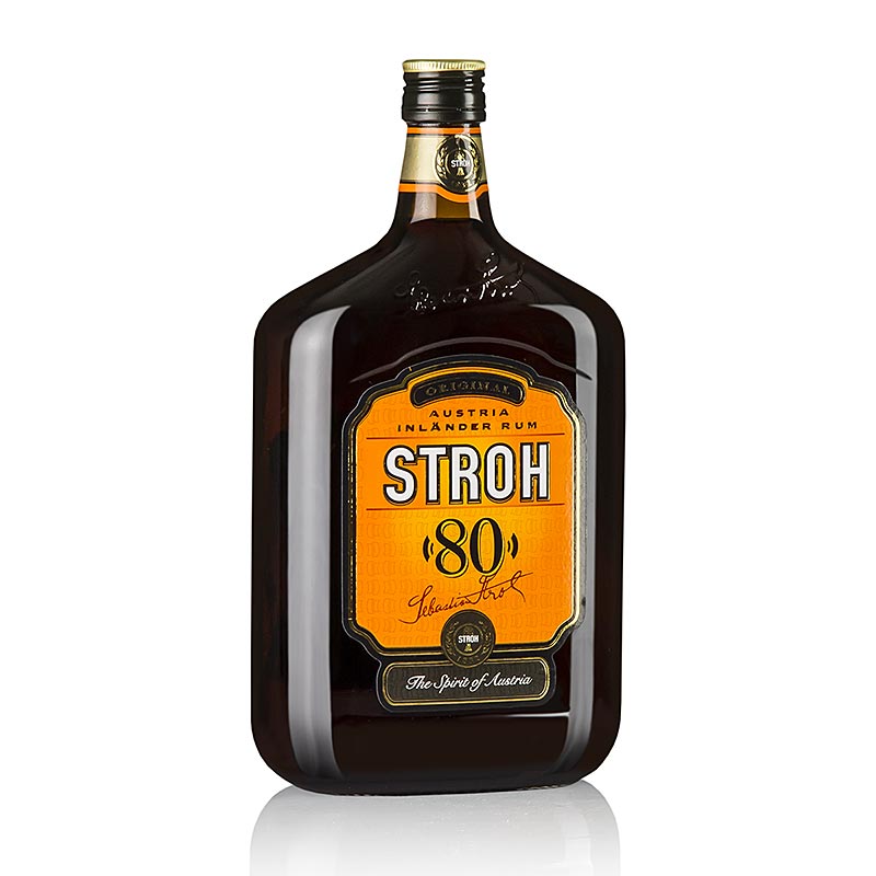 Szalma rum, 80 terfogatszazalek - 1 l - Uveg