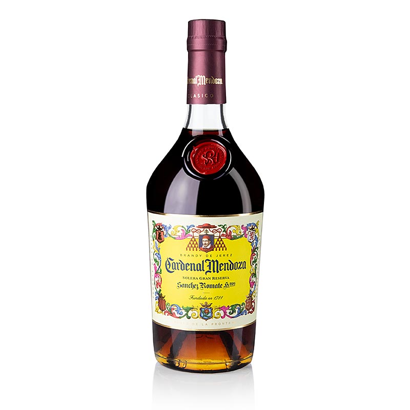 Brandy - Cardenal Mendoza, 40% obj., Spanelsko - 700 ml - Lahev Brandy - Cardenal Mendoza, 40% obj., Spanelsko - 700 ml - Lahev