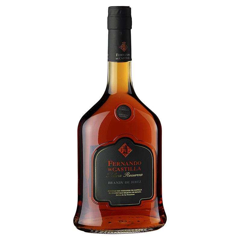 Brandy - de Jerez Solera Reserva, 36% obj., Rey Fernando de Castilla - 700 ml - Lahev