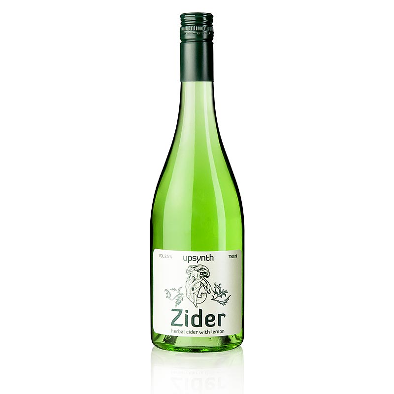 upsynth Alpsider, zeliscni jabolcnik z limono, 2,5 % vol. - 750 ml - Steklenicka