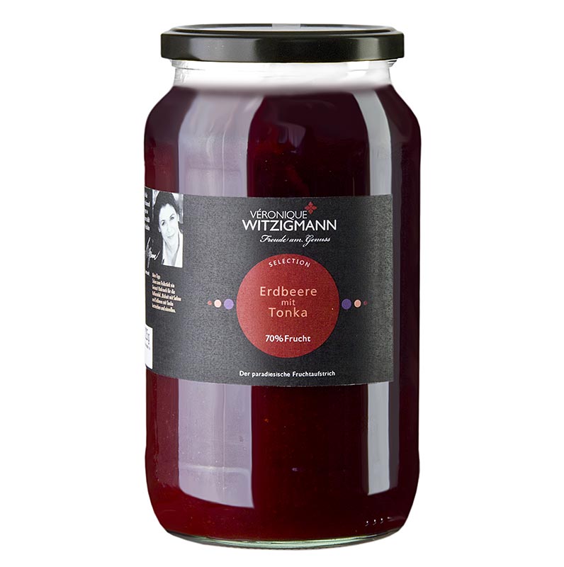 Jordbær med tonka bønner - frugt spredt Veronique Witzigmann - 1 kg - glas Jordbær med tonka bønner - frugt spredt Veronique Witzigmann - 1 kg - glas