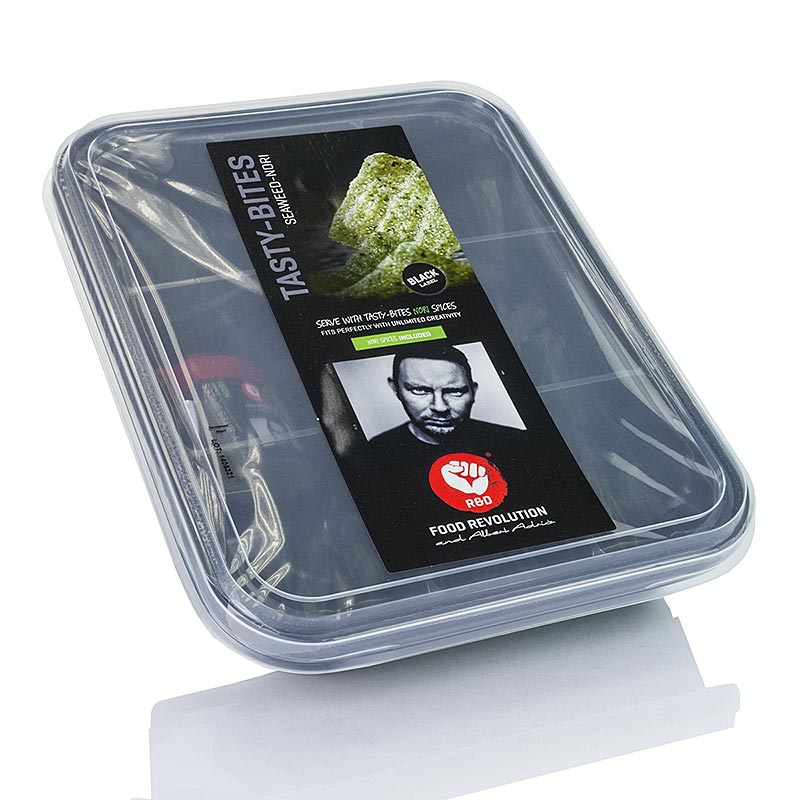 Alge marine Tasty Bites - Nori - Gustari pe baza de orez pentru prajit - 70g, 95 buc - Carton